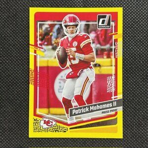 2023 Donruss Press Proof Yellow #149 Patrick Mahomes II  Kansas City Chiefs
